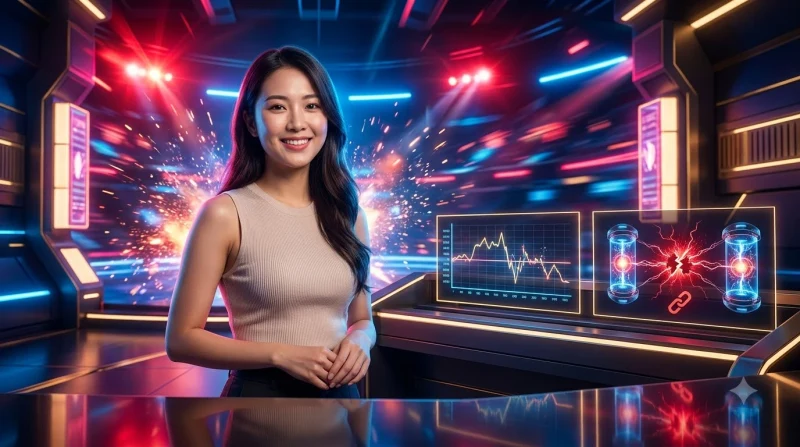 Ba thẻ hologram minh họa các loại giao dịch lỗi thường gặp: nạp tiền, rút tiền và chờ xử lý