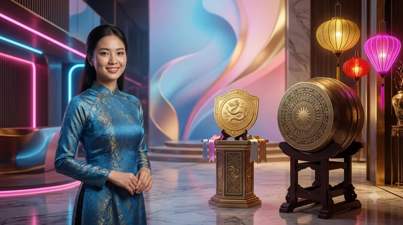 Gà chọi vàng cách điệu trên nền sáng bóng thể hiện lợi ích của việc chơi đá gà tại F8BET