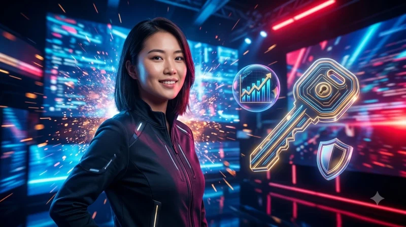 Minh họa sự an tâm và an toàn khi bảo mật tài khoản đúng cách