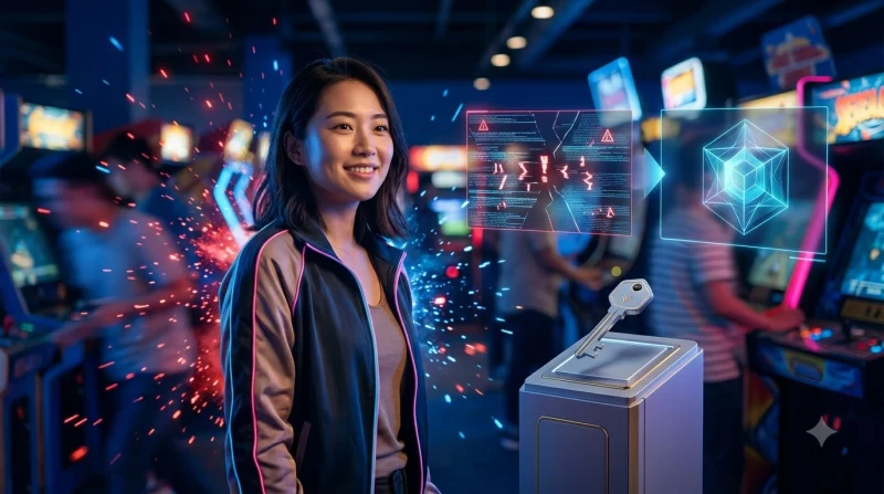 Người chơi hài lòng trải nghiệm game arcade mượt mà sau khi xử lý đúng cách các lỗi thường gặp